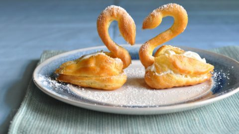 Pâte à Choux Swans with Cream Cheese Chantilly - Zesty South