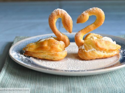 Pâte à Choux Swans with Cream Cheese Chantilly - Zesty South
