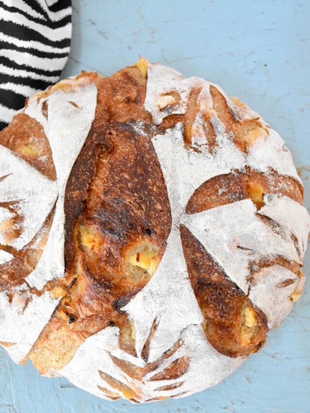 Pineapple Coconut Sourdough Bread